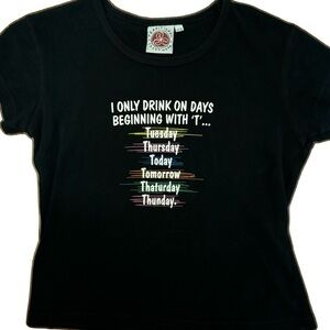I Only Drink On…Baby Fit Tee